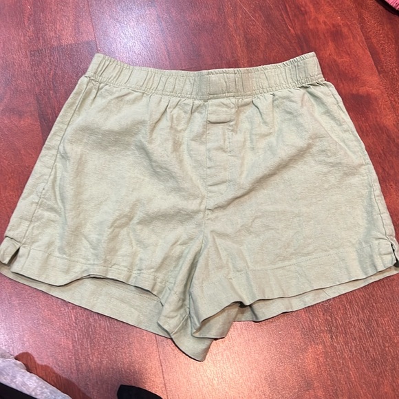 La Hearts Pants - size small green L.A. Hearts linen high waisted shorts